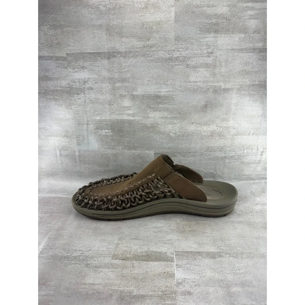 Keen Uneek Slide Men Brown Braided Cord Slip On Sandals 1014626 Size 11